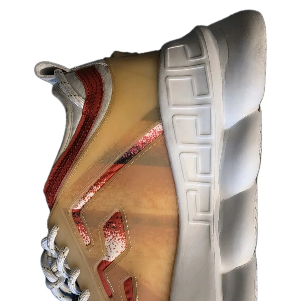 Versace Chain Reaction “Clash” Mixed Color Trainers EU 43 Men's US Size 10 - Picture 6 of 15